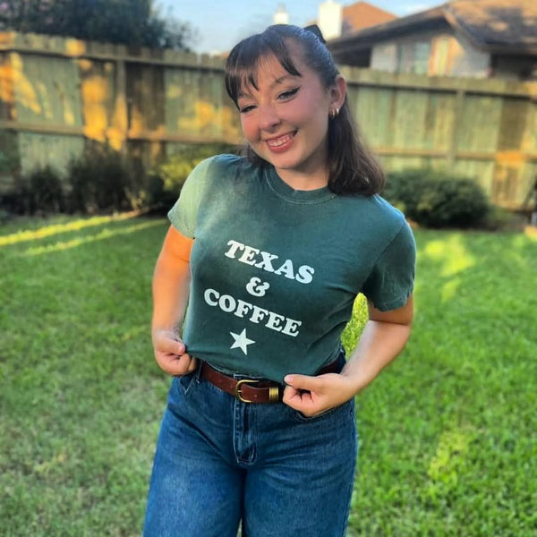 Texas & Coffee T-shirt